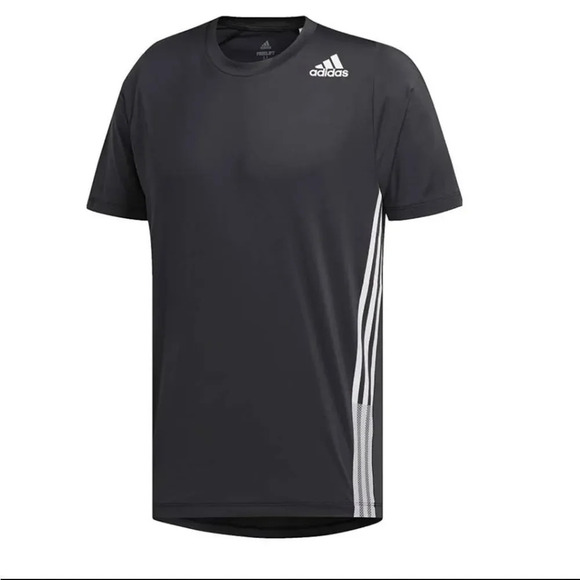 Adidas three stripe short sleeve tee - Picture 1 of 8